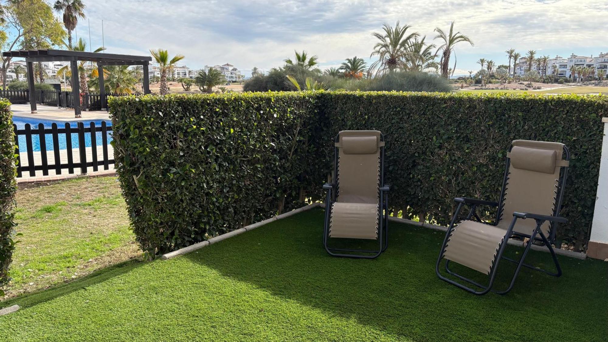 Apartamento De Lujo En Planta Baja Con Piscina En La Torre Golf Resort Roldán Esterno foto